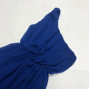 Poema Old Shoulder Polka Dot Dress